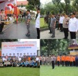 Kapolresta Pekanbaru Tegaskan Kesiapsiagaan Hadapi Banjir dan P2KS, Agung Nugroho Pimpin  Apel Gabungan 2025