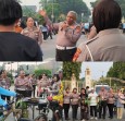 Polantas Karib Kampanyekan Keselamatan Berlalulintas dan Green Policing di Car Free Day