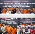 Spesialis Pembongkaran Mini Market di 25 TKP dan Pelaku Penculikan Ditangkap Polda Riau