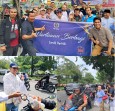 PWI Riau bagikan 600 Nasi Bungkus untuk Pengendara,  Sedekah tidak Mengurangi Rezeki