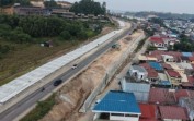 BP Batam Gesa Proyek Pembangunan Jalan Landing Point Fly Over Simpang Laluan Madani