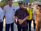 Walikota  Pekanbaru Tinjau Langsuung  Kondisi Jembatan Amblas di Jalan Nelayan