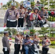 Ditlantas Polda Riau Kobarkan Semangat Keselamatan Nasionalisme dan Green Policing