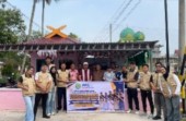 Mahasiswa PPG Universitas Riau Sosialisasikan Pembuatan Alat Olahraga Sederhana di Siak Hulu