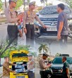 Satlantas Polres Pelalawan Tindak Sejumlah Mobil Mewah Gunakan Plat Tidak Sesuai Spesifikasi