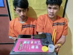 Polsek Rengat Barat Ringkus Dua Tersangka bersama Ekstasi dan Sabu siap Edar