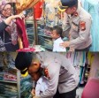 Berkat Tangan Dingin Kapolsek Dumai Timur, Murid SD 8 Tahun  Berseragam Sekolah Tidak Bergantian dengan Kakaknya