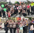 Ditlantas Polda Riau Gencarkan Kampanye Keselamatan Berlalu Lintas dan Green Policing di kawasan Car Free Day
