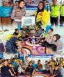 Satlantas Polres Pelalawan Ajak Puluhan Sopir dan Ojol Gelar Doa Bersama