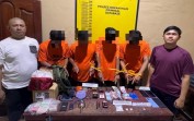 Pemasok Sabu Ditangkap,  Temukan Ratusan Amunisi di Rumah Kontrakan