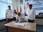 Sri Sadono Resmi Disertijab sebagai Plt Kadishub Riau