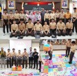 Terima Kunjungan Edukasi Demokrasi SMP IT  Al Fatih, KPU Riau Kenalkan Game Ular Tangga Pemilu