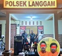 Dua Pelaku Pembobol Warung Ditangkap Polsek Langgam