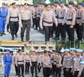 Polda Riau Gelar Apel Pasukan,  2.438 Personel Siap Amankan Rangkaian Riau Bhayangkara Run 2026