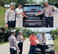Tidak Gunakan TNKB sesuai Aturan, Satlantas Polres Inhu Tindak Tegas Pelanggar Lalu Lintas