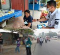 Kecamatan Tenayan Raya Bersama Lintas Sektor Bagikan Ribuan Masker Gratis kepada Masyarakat
