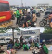 Peduli Kabut Asap, GP Ansor dan Banser Sagulung Turun ke Jalan Bagikan Masker dan Air Mineral