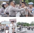 Kasat Binmas dan Kapolsek Peranap Dirotasi, Kapolres Inhu Pimpin Langsung Upacara Sertijab