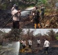 Kodam XIX/Tuanku Tambusai Intensifkan Pendinginan Karhutla di Tiga Lokasi