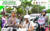 Satlantas Polres Rohul Gencarkan Patroli Raicet dan Strong Point, Terjunkan 45 personel ke 14 Titik Strategis