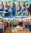 Kapolres Pelalawan Sambangi Warga Pesisir Sungai Kampar, Tingkatkan Patroli Jaga Kamtibmas