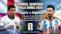 Inilah Jadwal Siaran Langsung Inggris Vs Argentina