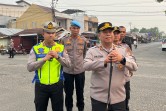 Kapolres AKBP John Letedara Pimpin Langsung Strong Point Bersama Satlantas Polres Inhu