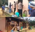 Polres Kampar Pastikan SDN 007 Dusun IV Punya Ruang Belajar yang Layak