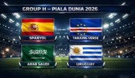 Spanyol Diunggulkan, Uruguay dan Arab Saudi Siap Beri Kejutan