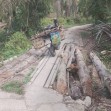 Jembatan Danau Topang sangat Tidak Layak dan Memprihatikan, Warga Desa Kuntu Minta Pemdes segera Diperbaiki