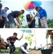 Bupati Siak  Ajak Warga Rawat Pohon, 5.050 Bibit Ditanam di Jalur Mempura-Dayun