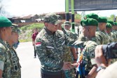 Menhan Lakukan Peninjauan Pembangunan 2 Yonif di Bengkalis dan Kampar