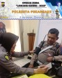 Subsatgas Dokkes Polresta Pekanbaru Berikan Pelayanan Kesehatan bagi Personel