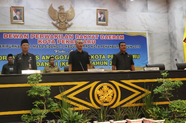 DPRD Pekanbaru Gelar Rapat Paripurna Laporan Reses 