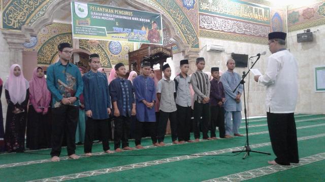 Pengurus Gerakan Remaja Pemuda Masjid Nurul Muhsinin Dikukuhkan