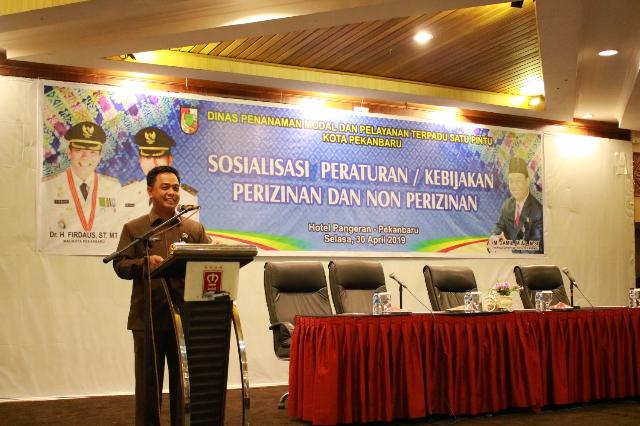 DPMPTSP Pekanbaru Gelar Sosialisasi Peraturan, Kebijakan Perizinan dan non Perizinan